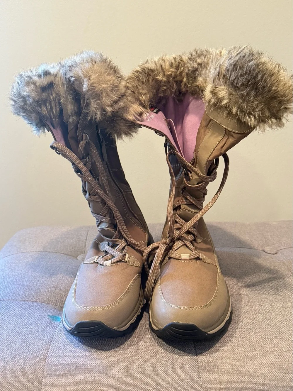 EDDIE BAUER Women’s Solstice 2.0 Winter Boots – Brown Suede